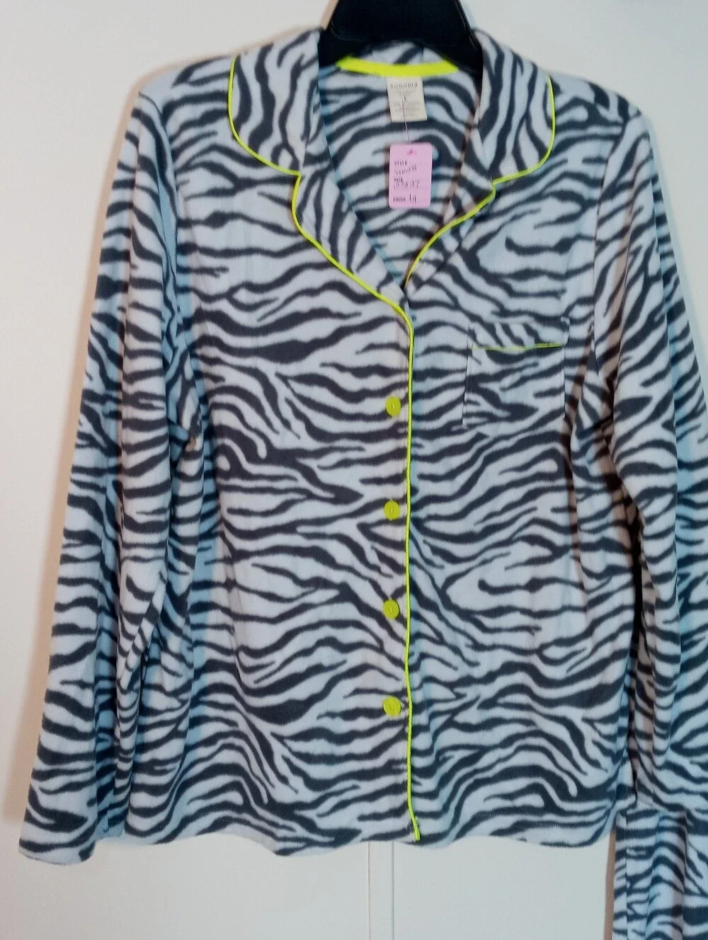 Gorgeous Sonoma Large Tiger Striped Long Sleeve pajama set